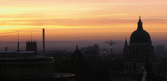 Photo: Nottingham skyline