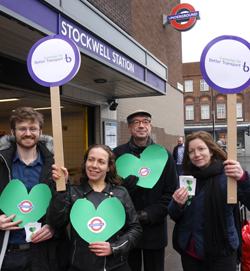 Campaigners at Stockwell