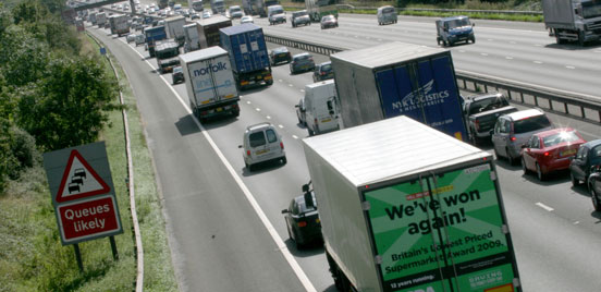 Photo: lots of lorries