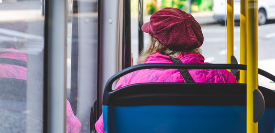 Photo: bus passenger