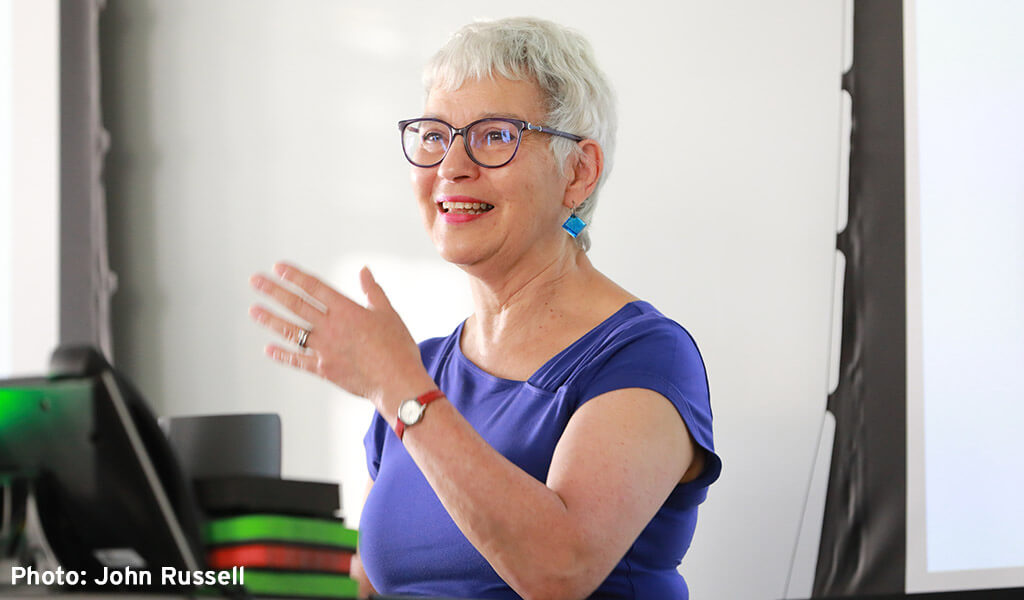 Dr Jenny Mindell, Emerita Professor of Public Health University College and Co-chair (Science), the Transport and Health Science Group, at our Health Day event