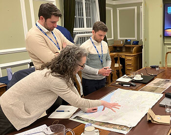 Photo: a meeting discussing trams in Hull
